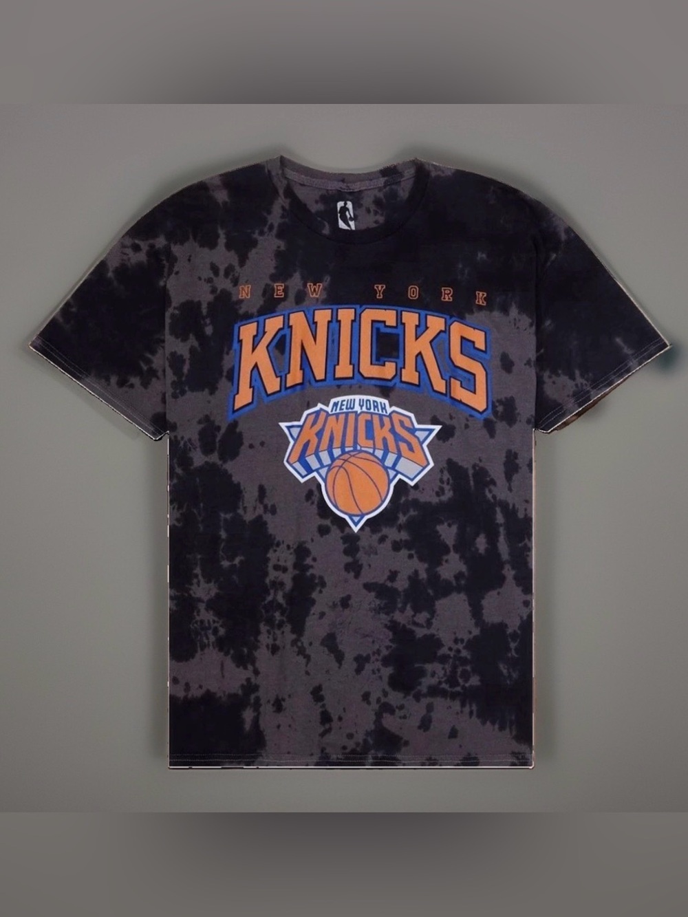 NEW Plus Size 1X - 5X NBA Champs New York KNICKS Retro Black Tie Dye T Shirt Tee